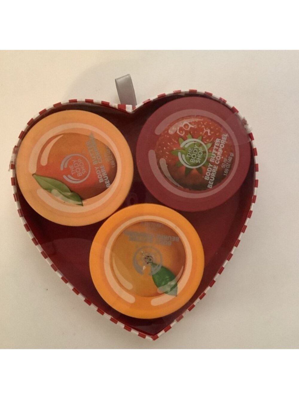 VTG The Body Shop Body Butter 150 ml 3 Pack Satsuma, Strawberry, & Mango